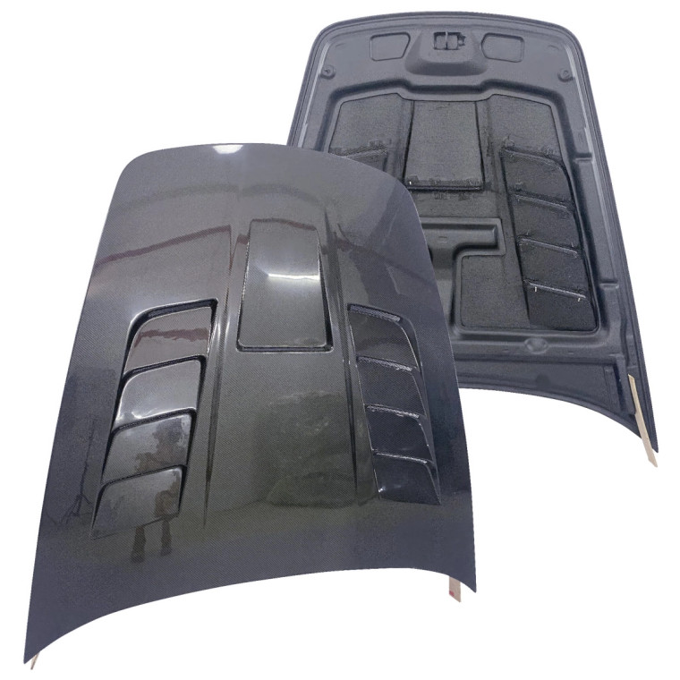 ModeloDrive Carbon Fiber D-Style Hood > Maserati Quattroporte 2005-2012 - image 1