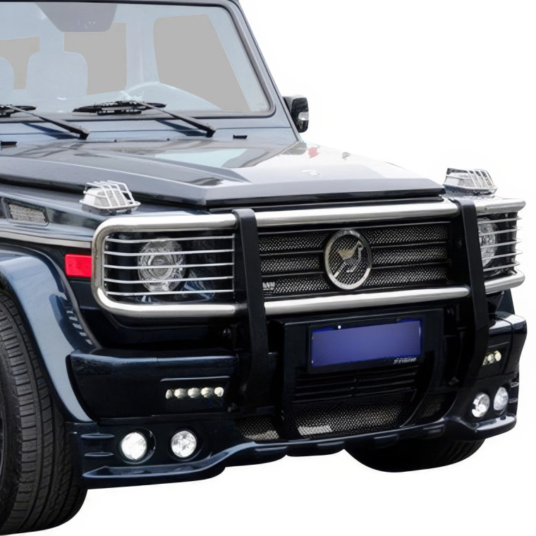 ModeloDrive FRP HAMA Front Lip Valances 3pc > Mercedes-Benz G500 (W463) 1999-2018 - image 1