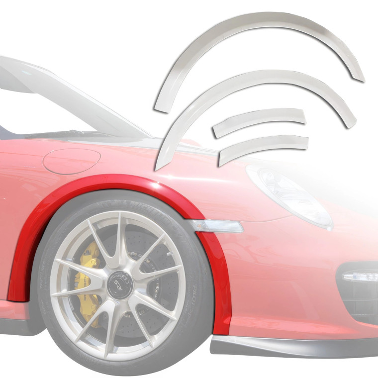 ModeloDrive FRP GT2 RS Turbo Wide Fender Flares (front) 4pc > Porsche 911 (997) 2005-2012 - image 1