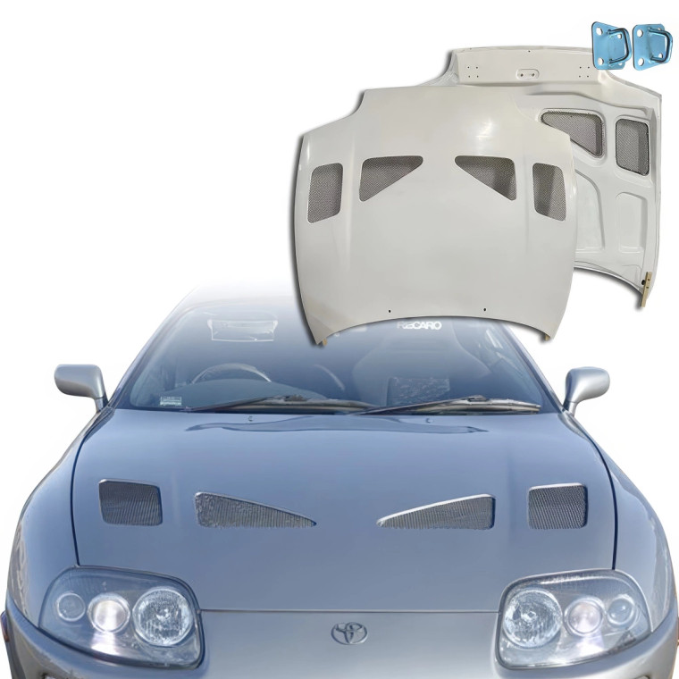 FRP TRDE Hood > Toyota Supra (JZA80) 1993-1998 - image 1