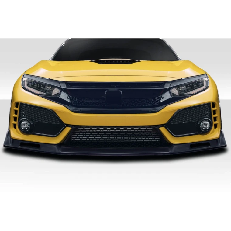 2017-2021 Honda Civic TypeR EVS Front Lip Under Spoiler - 1 Piece - image 1