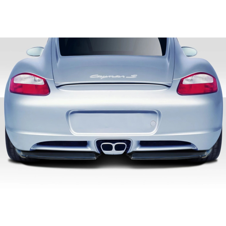 2006-2010 Porsche Cayman Duraflex Motox Rear Lip Under Spoiler - 2 Piece - image 1