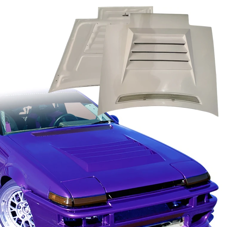 FRP DMA D1 Hood > Toyota Corolla Trueno (AE86) 1984-1987 - image 1