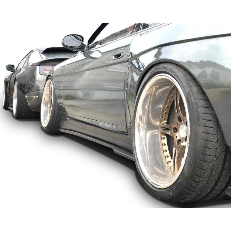 Universal – KBD Style 2 Piece Polyurethane Side Skirt Extensions - image 1