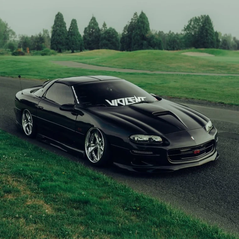 Chevrolet Camaro 1993-2002 Type J Style 2 Piece Polyurethane Side Skirts - image 1