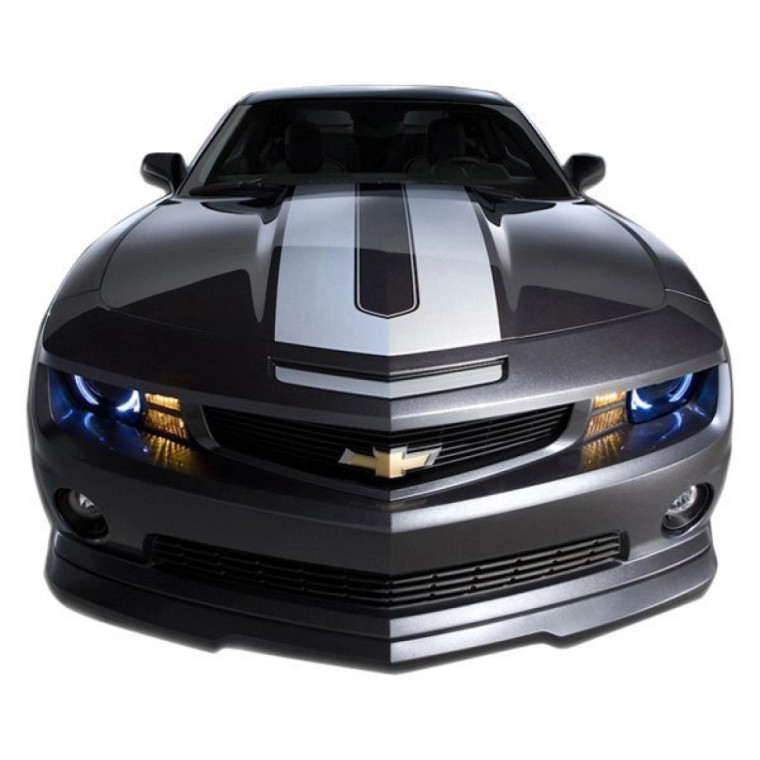 Chevrolet Camaro SS V8 2010-2013 Premier Style 1 Piece Polyurethane Front Lip - image 1