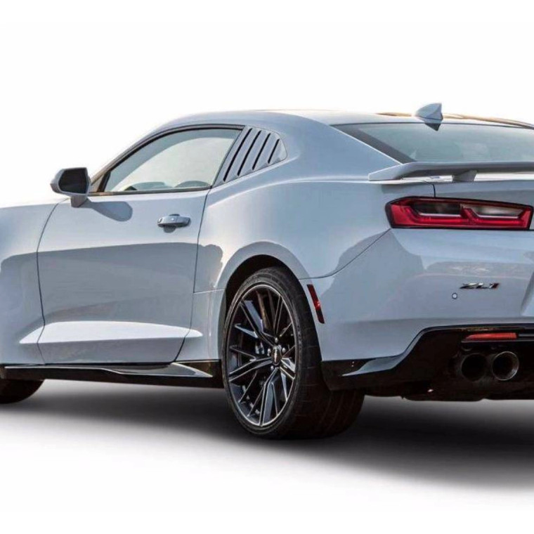 Chevrolet Camaro 2016-2024 Louvered Style 2 Piece Polyurethane Window Scoops - image 1