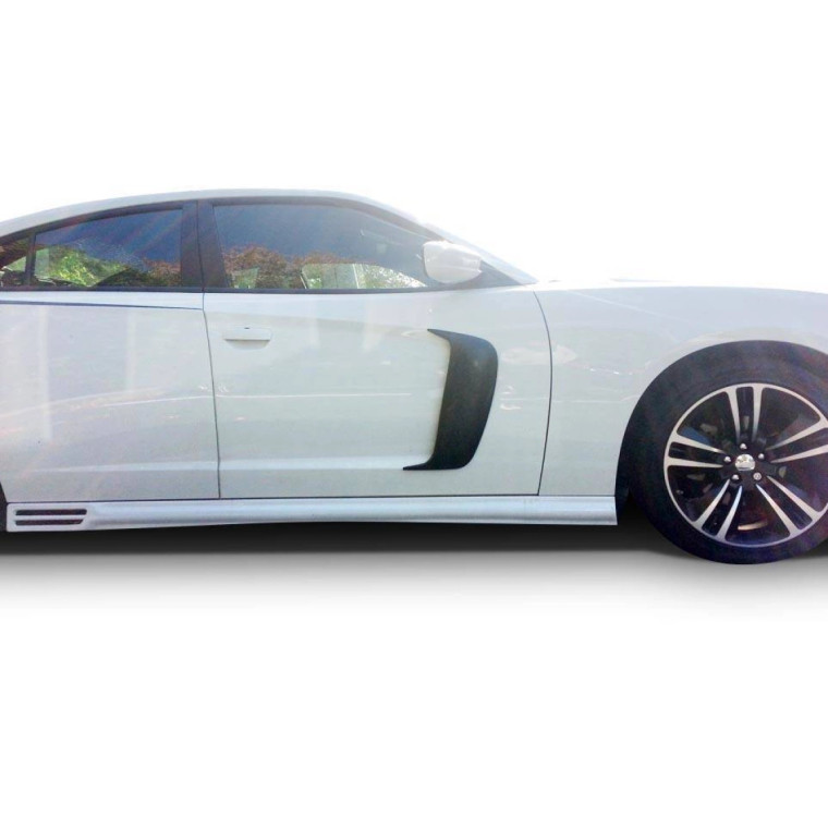 Dodge Charger 2011-2023 KBD Style 2 Piece Polyurethane Door Scoops - image 1