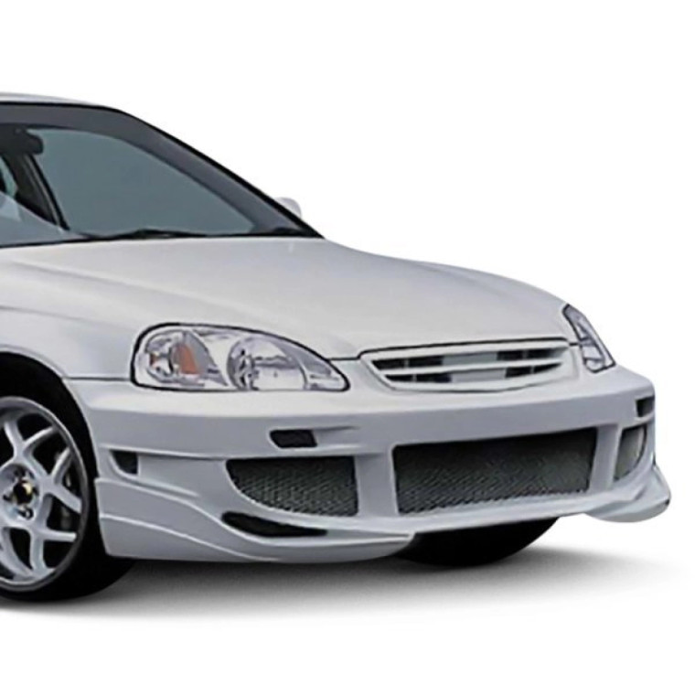 Honda Civic HB 1988-1991 Vadar Style 1 Piece Polyurethane Front Bumper - image 1