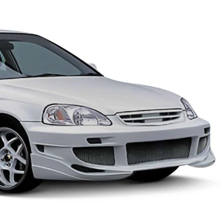 Honda Civic HB 1988-1991 Vadar Style 1 Piece Polyurethane Front Bumper - image 1