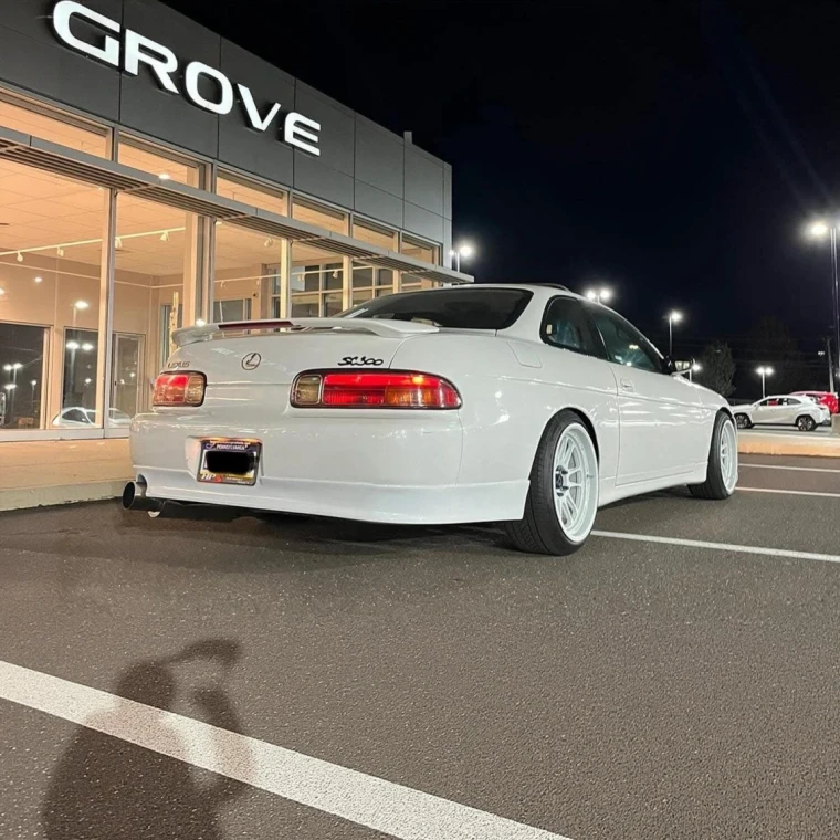 Lexus SC SC300 SC400 1997-2000 Bunny Style 1 Piece Polyurethane Rear Lip - image 1