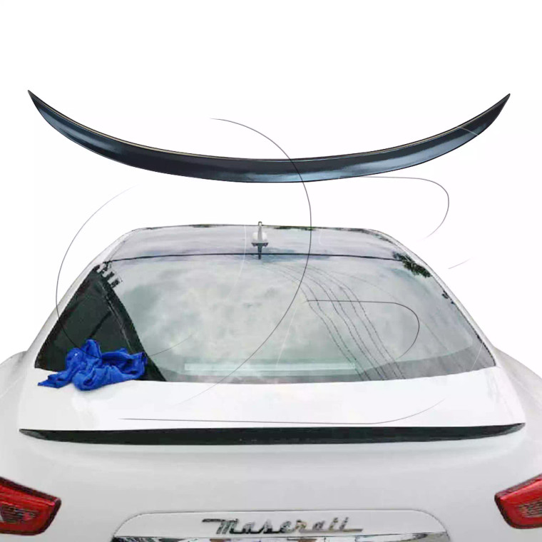 Maserati Ghibli 2014-2018 KBD 1 Piece Polyurethane Trunk Wing Spoiler - image 1