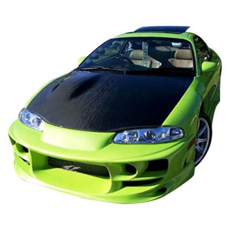 Mitsubishi Eclipse 1995-1999 / Eagle Talon 1995-1998 Bomb Style 1 Piece Polyurethane Front Bumper - image 1