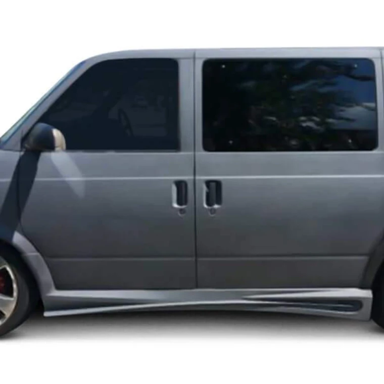 Chevrolet Astro 1995-2005 / GMC Safari Van 1995-2005 Hollywood Style 2 Piece Polyurethane Side Skirts - image 1