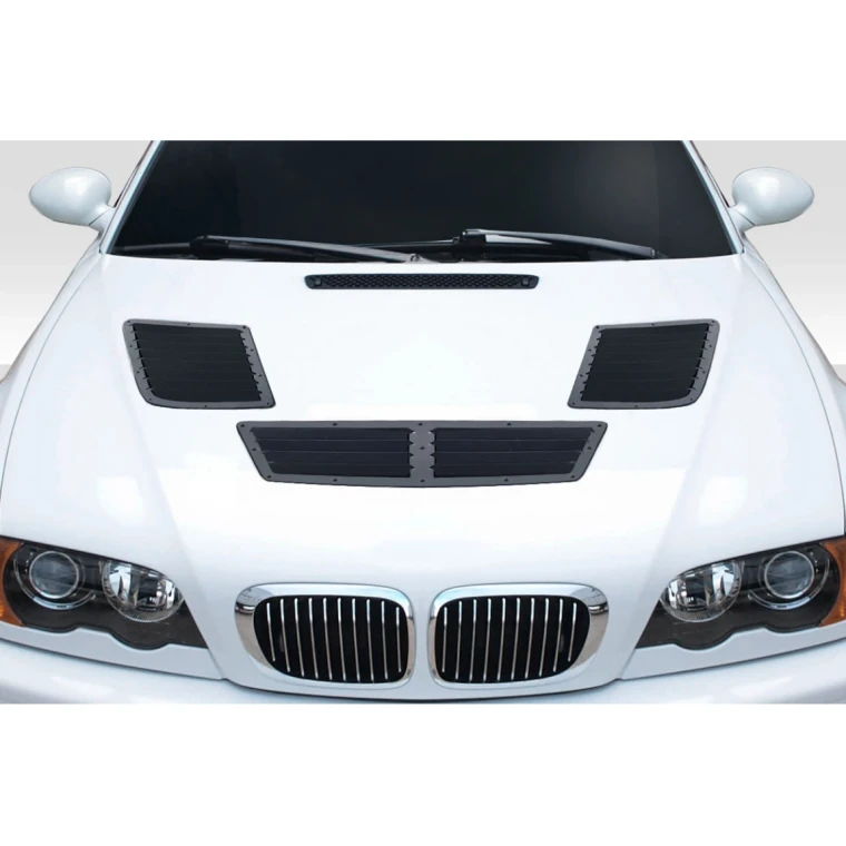 2001-2006 BMW M3 E46 / 2014-2019 Ford Fiesta / 2016-2018 Ford Focus GT1 Hood Vents - 3 Piece - image 1