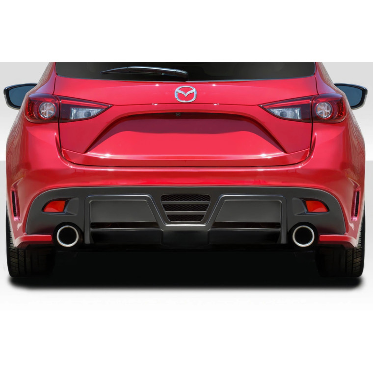 2014-2016 Mazda 3 Hatchback Duraflex KSS Rear Bumper - 1 Piece - image 1