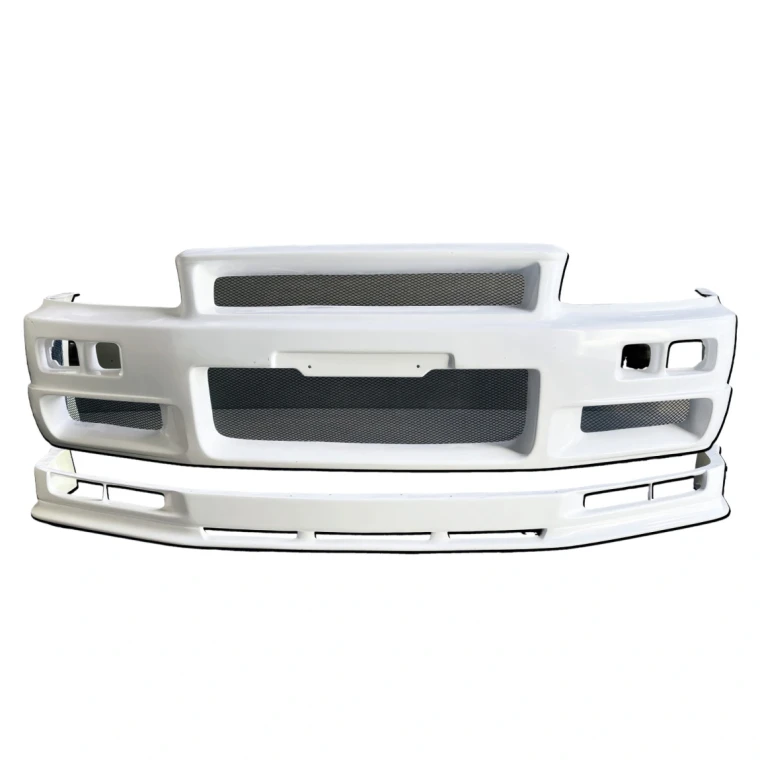 FRP NISM St Front Bumper Lip Combo > Nissan Skyline (R34) GTT 1999-2002 > 2dr Coupe - image 1