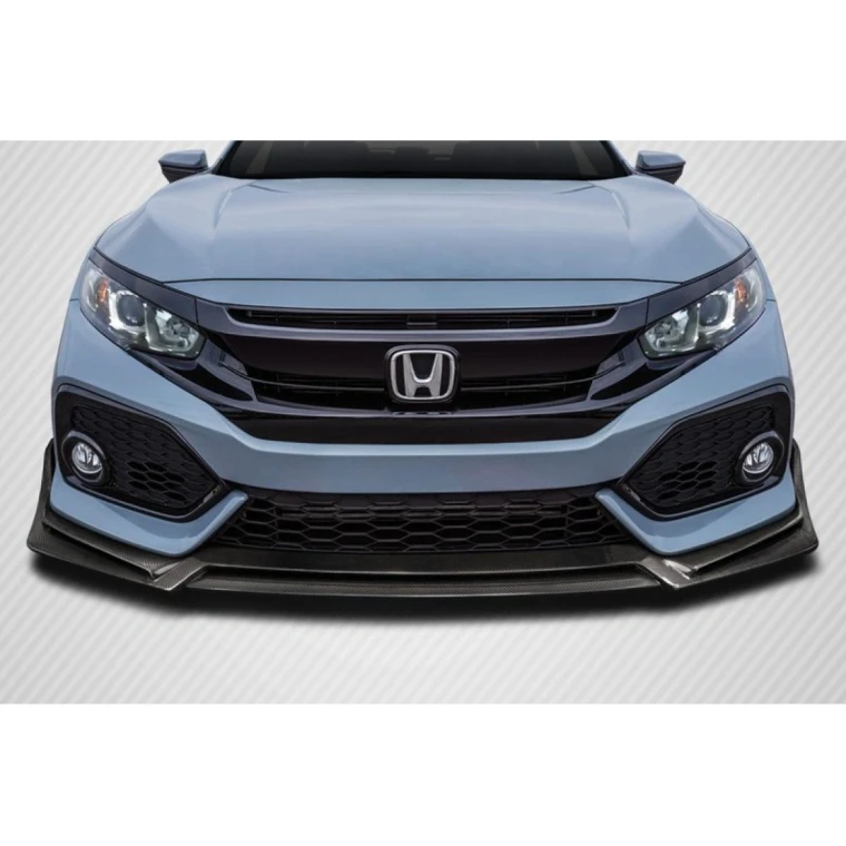 2017-2021 Honda Civic BZ Carbon Fiber Front Lip - image 1