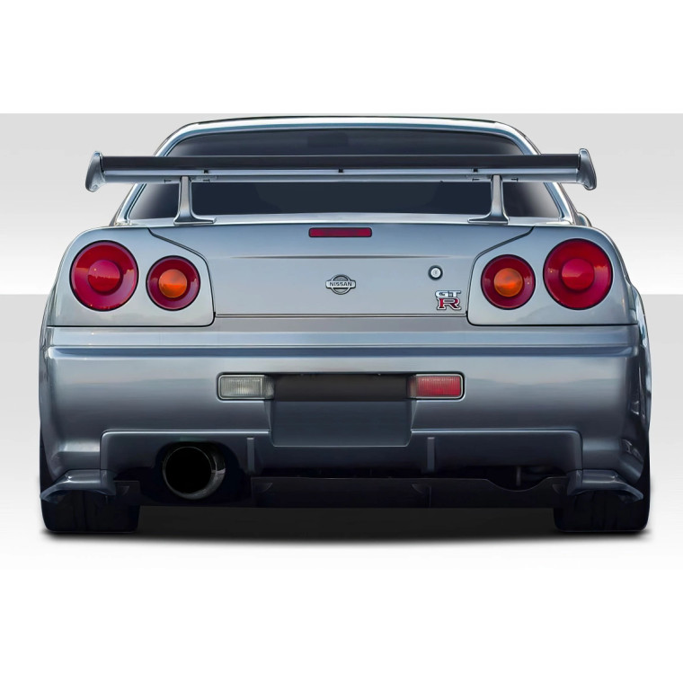 1999-2002 Nissan Skyline R34 2DR Duraflex Estra Rear Bumper - 1 Piece - image 1
