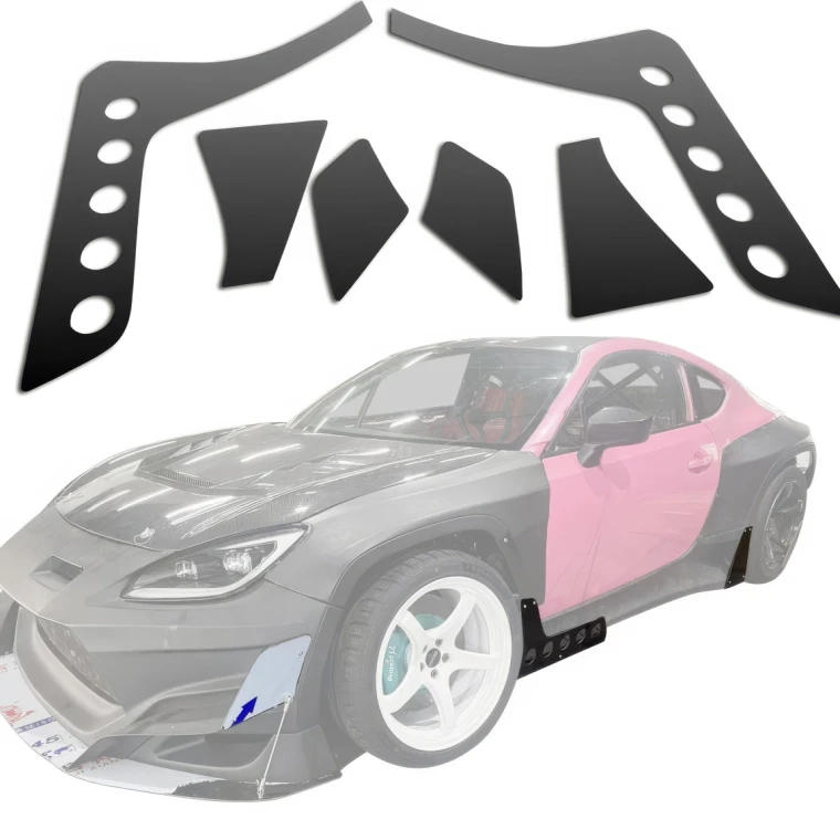 Plastic TKYO Wide Body Side Canards > Toyota GR86 2022-2026 - image 1