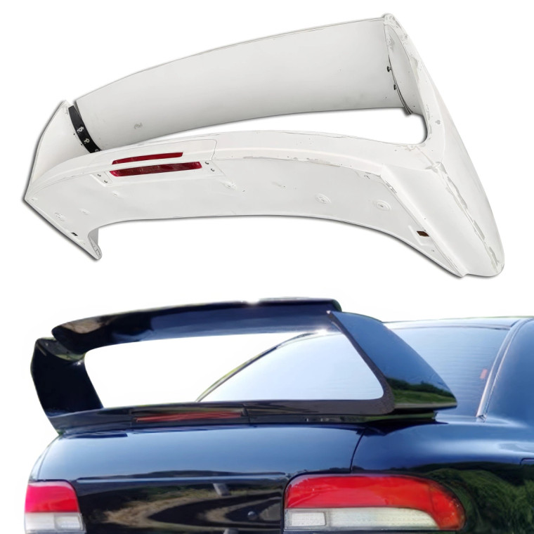 ModeloDrive FRP 22B Trunk Spoiler Wing Adjustable w LED > Subaru Impreza (GC8) 1993-2001 > 2/4dr - image 1