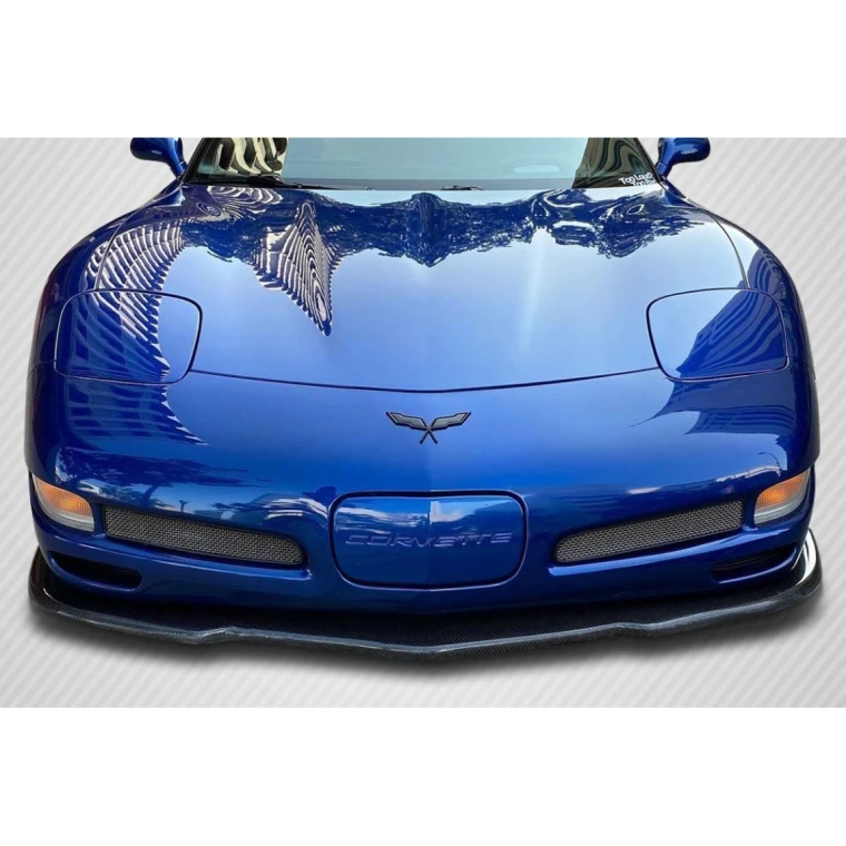 1997-2004 Chevrolet Corvette C5R Carbon Fiber Front Lip - image 1