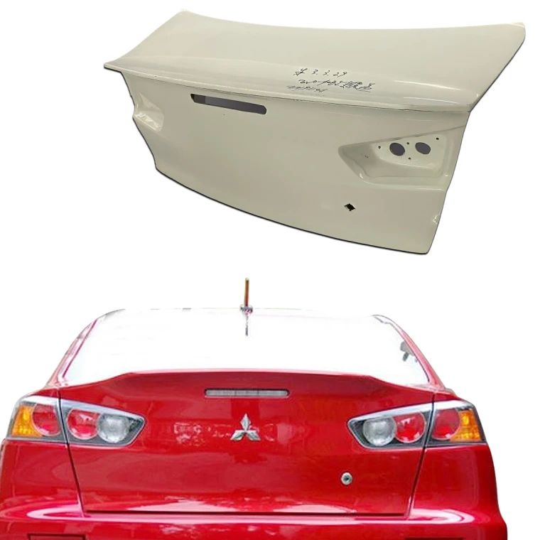FRP CSL Duckbill Trunk > Mitsubishi Evolution EVO10 EVOX 2008-2017> 4dr - image 1