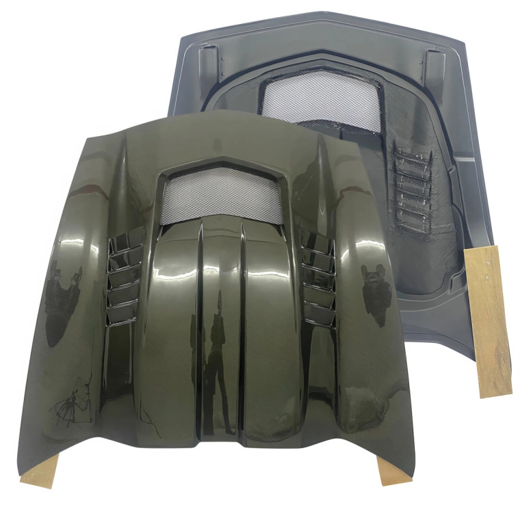 ModeloDrive Carbon Fiber ZT Hood > Chevrolet Corvette (C7) 2014-2019 - image 1