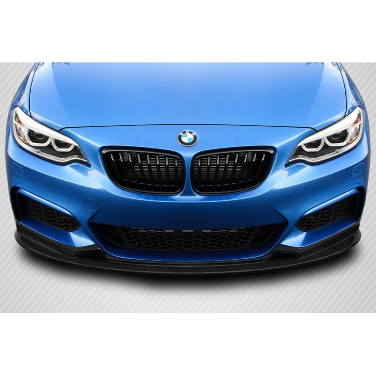 2014-2021 BMW 2 Series 3DS Carbon Fiber Front Lip - image 1