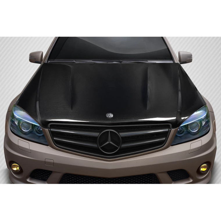 2008-2011 Mercedes C Class W204 C63 V2 Hood - 1 Piece - image 1