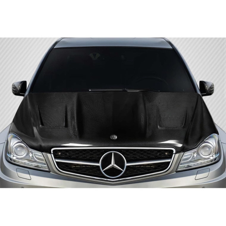 2012-2014 Mercedes C Class W204 Carbon Creations Carlton Hood - 1 Piece - image 1