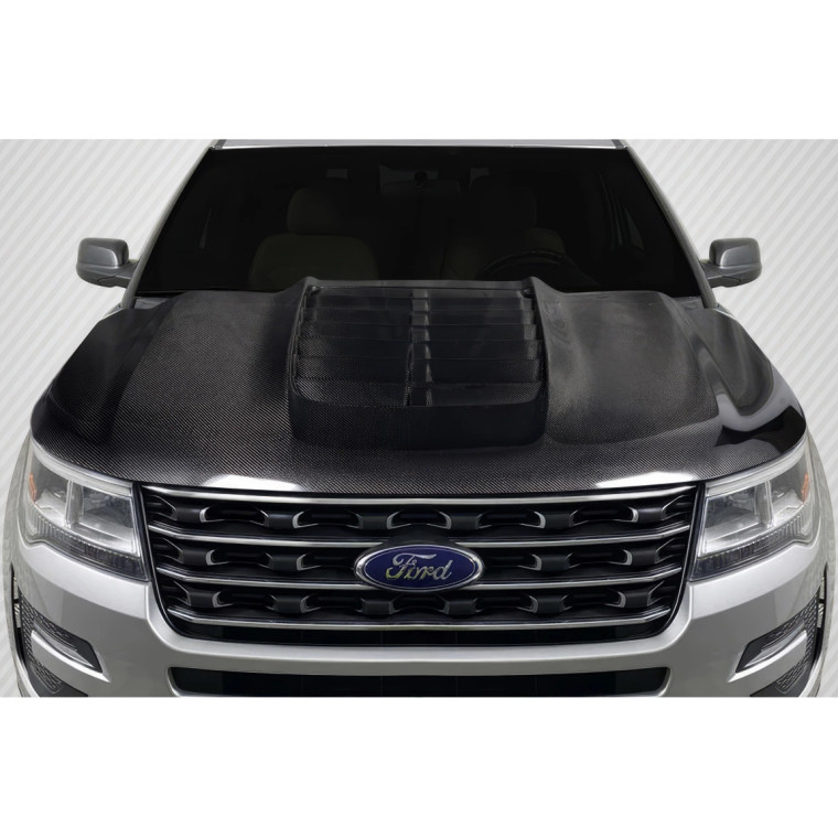 2016-2019 Ford Explorer GT500 Look Hood - 1 Piece - image 1