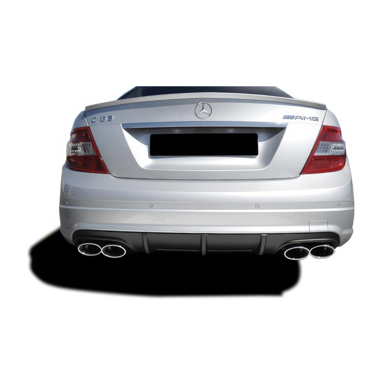 2008-2014 Mercedes C Class W204 Vaero C63 V1 Look Rear Bumper ( with PDC ) - 1 Piece (S) - image 1