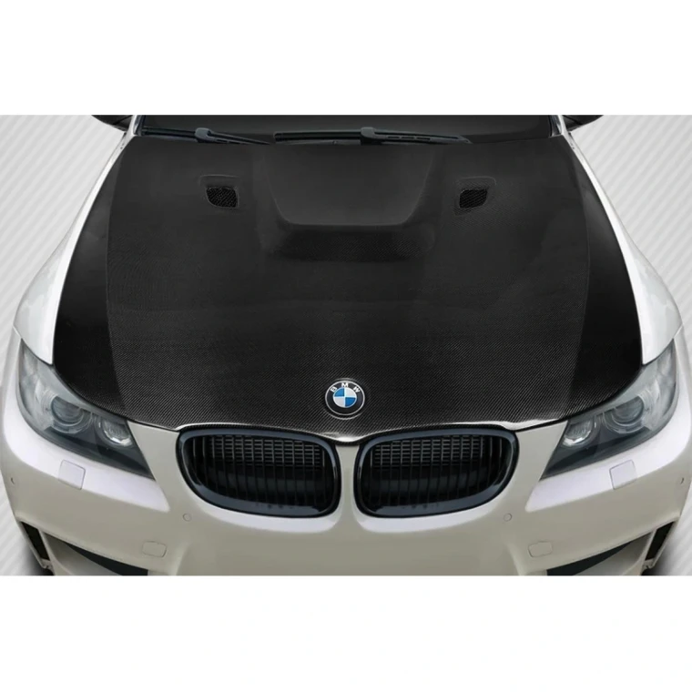 2009-2011 BMW 3 Series M3 Look Carbon Fiber Hood - image 1