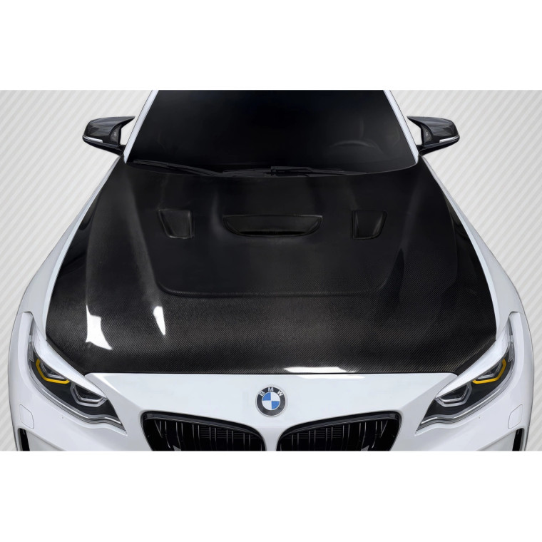2014-2021 BMW 2 Series / 2016-2021 BMW M2 F22 F23 F87 Carbon Creations Power Dynamics Hood - 1 Piece - image 1