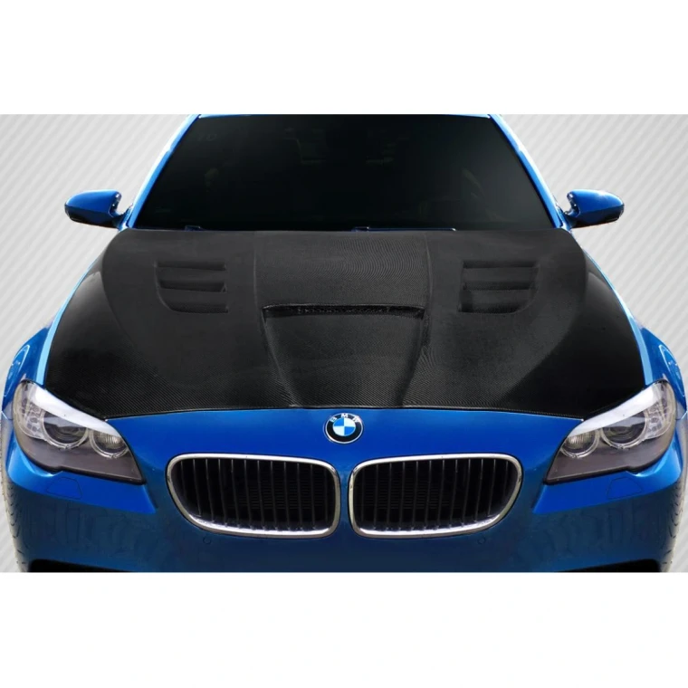 2011-2016 BMW 5 Series Power Dynamics Carbon Fiber Hood - image 1