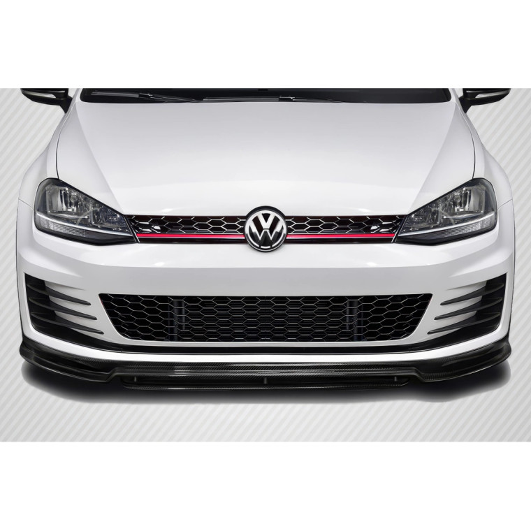 2015-2021 Volkswagen GTI Carbon Creations RZ Front Lip Under Spoiler - 2 Piece - image 1