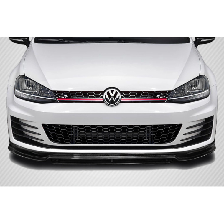 2015-2021 Volkswagen GTI RZ Front Lip Under Spoiler - 2 Piece - image 1