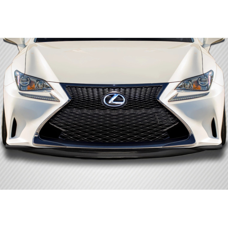 2015-2018 Lexus RC Series RC200T RC350 Carbon Creations SBZ Front Lip Under Spoiler - 1 Piece ( F-Sport Model Only ) - image 1