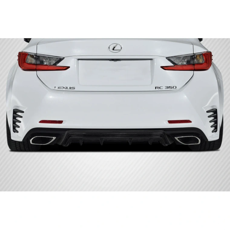 2015-2018 Lexus RC SBZ Carbon Fiber Rear Lip - image 1