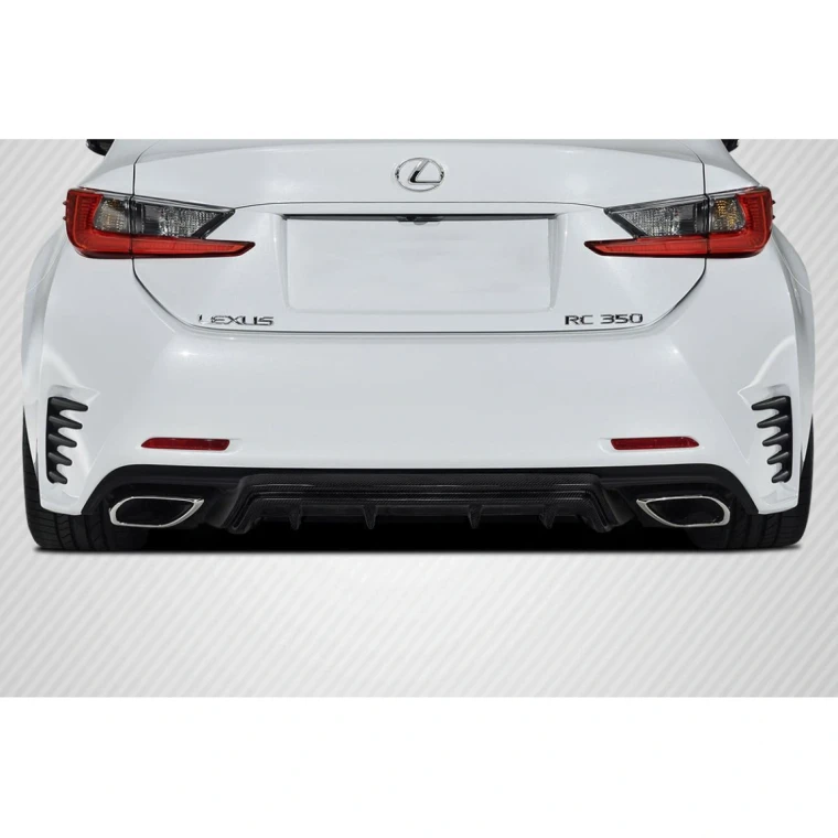 2015-2018 Lexus RC SBZ Carbon Fiber Rear Lip - image 1