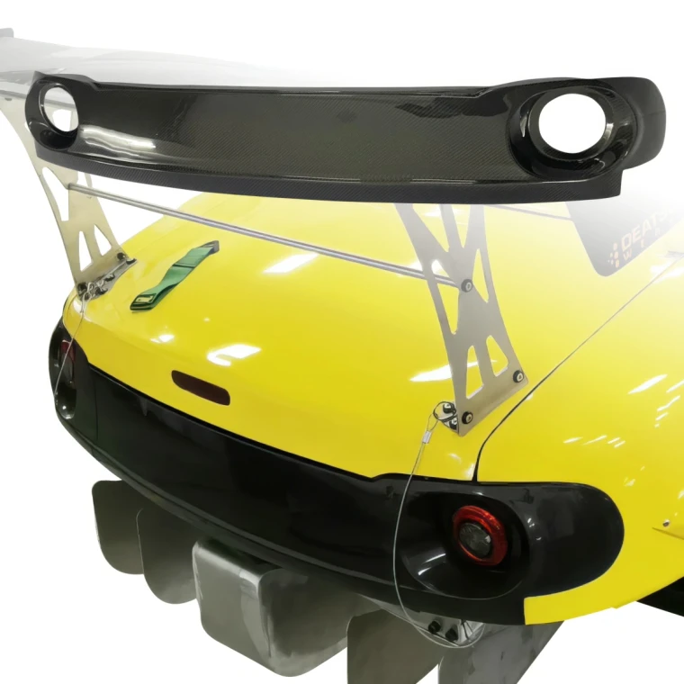 Carbon Fiber GVAR Deleted Tailgate Panel Garnish > Mazda Miata (NA) 1990-1997 - image 1