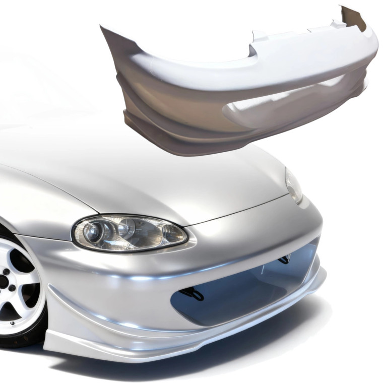 ModeloDrive FRP GVAR Front Bumper 1pc > Mazda Miata MX-5 (NB2) 2001-2005 - image 1
