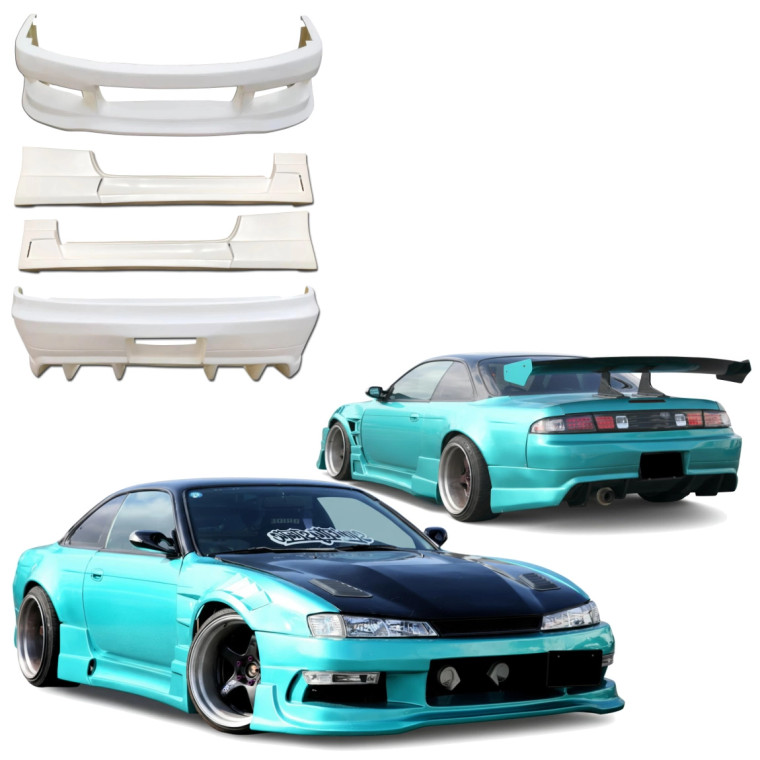 ModeloDrive FRP ORI RACE Body Kit > Nissan 240SX (S14) 1997-1998 - image 1