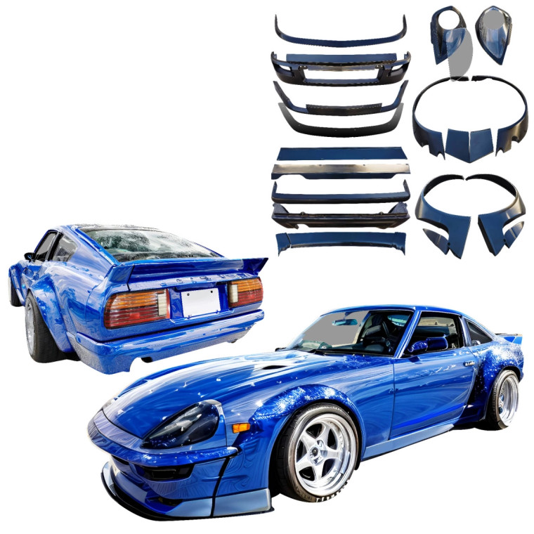 VSaero FRP TKYO Wide Body Kit w Wing > Datsun 280ZX (S130) 1979-1983 > 2 Seater - image 1