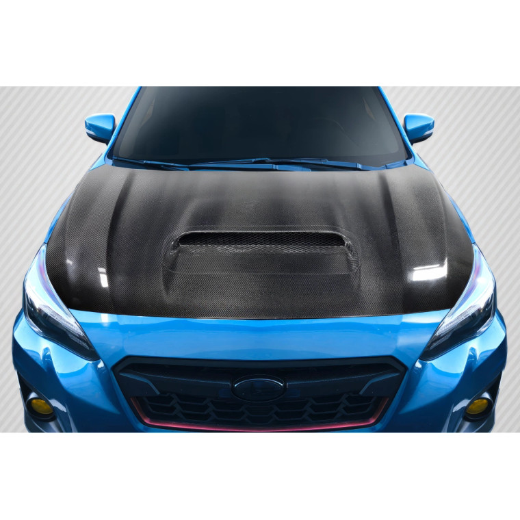 2018-2023 Subaru Crosstrek Carbon Creations STI Look Hood - 1 Piece - image 1