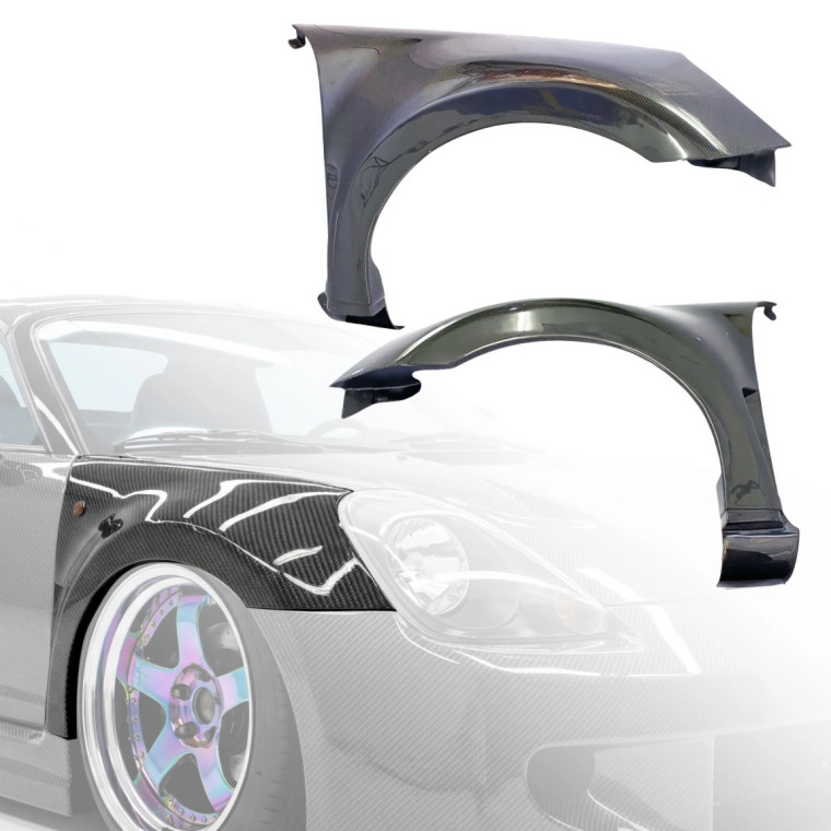 ModeloDrive Carbon Fiber APBR Wide Body Fenders (front) > Toyota MRS MR2 Spyder 2000-2005 - image 1