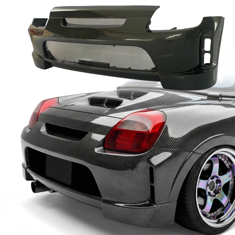 Carbon Fiber APBR Wide Body Rear Bumper > Toyota MRS MR2 Spyder 2000-2005 - image 1