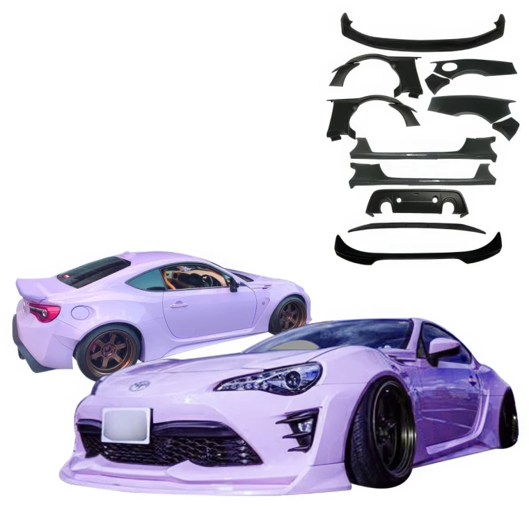 FRP AG T2 Wide Body Kit w Wings > Subaru BRZ 2013-2021 - image 1