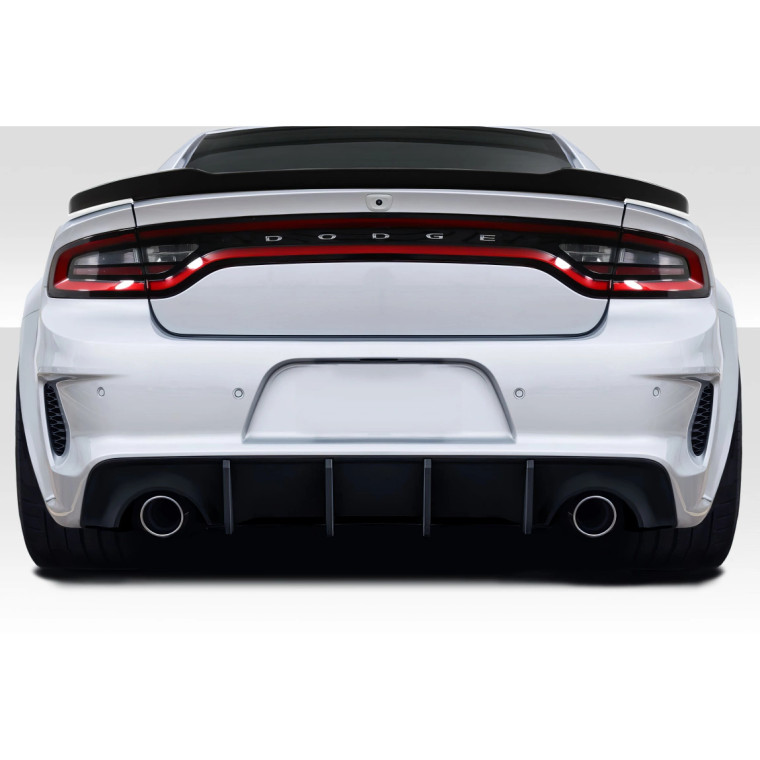 2015-2023 Dodge Charger Hellcat Widebody Look Rear Bumper - 1 Piece - image 1